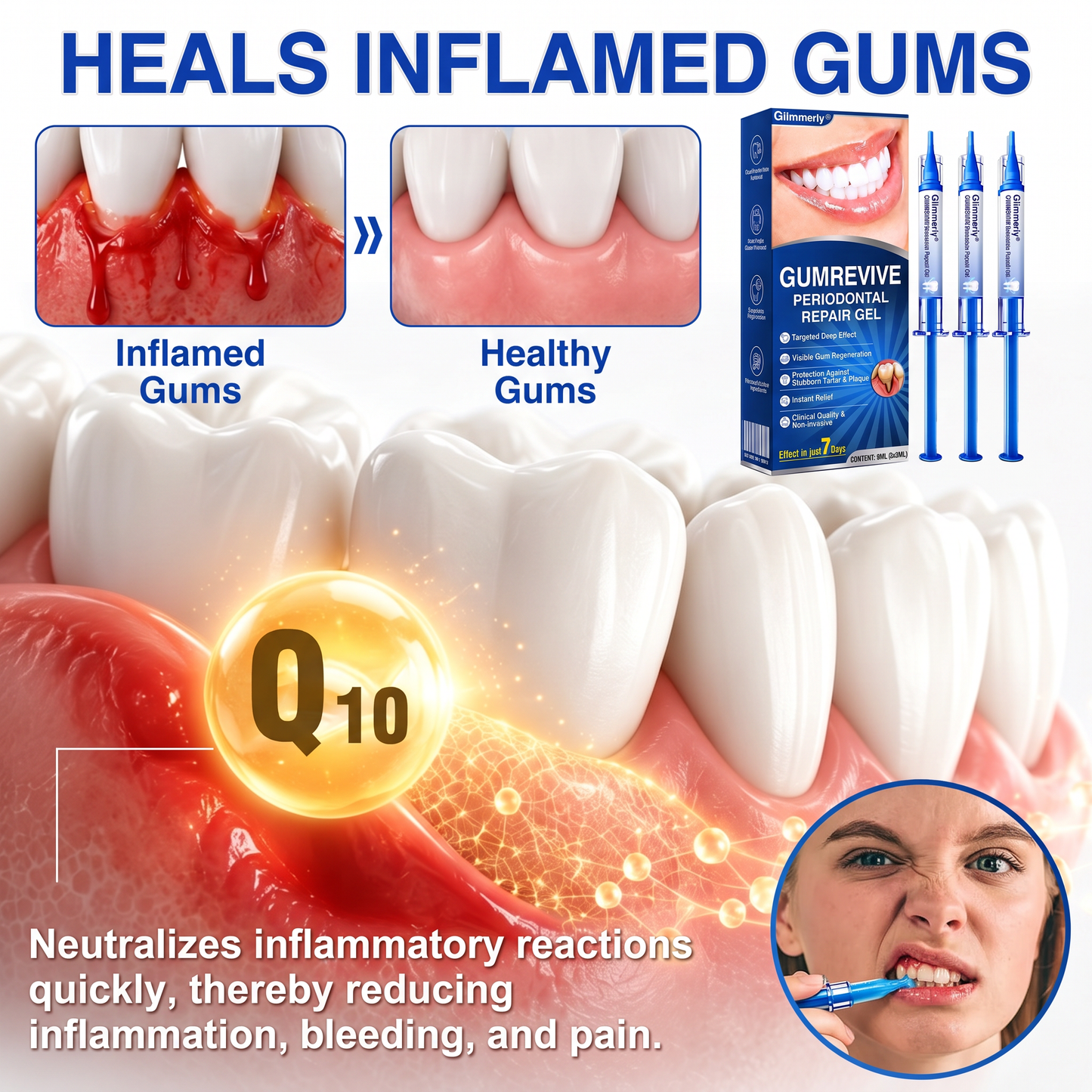 👨‍⚕️🦷✨Glimmerly® GumRevive periodontal repair gel