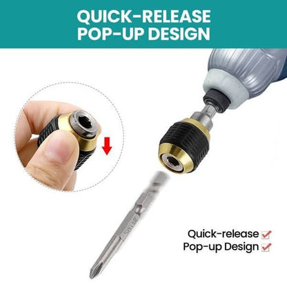 (🎁2025New Year Hot Sale🎁)Quick-release Hexagon Drill Bit Coupling