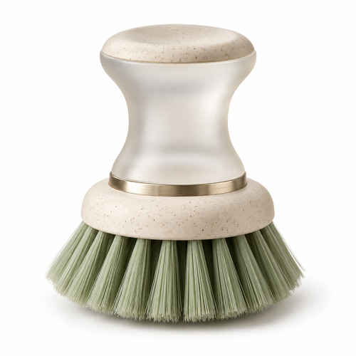 Modern Dish Brush With Replaceable Head – Elegant Kitchen Cleaning Tool