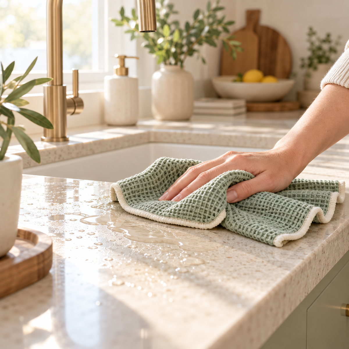 Premium Microfiber Kitchen Cloth – Ultra Absorbent Cleaning Towel