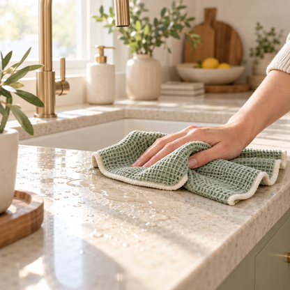 Premium Microfiber Kitchen Cloth – Ultra Absorbent Cleaning Towel