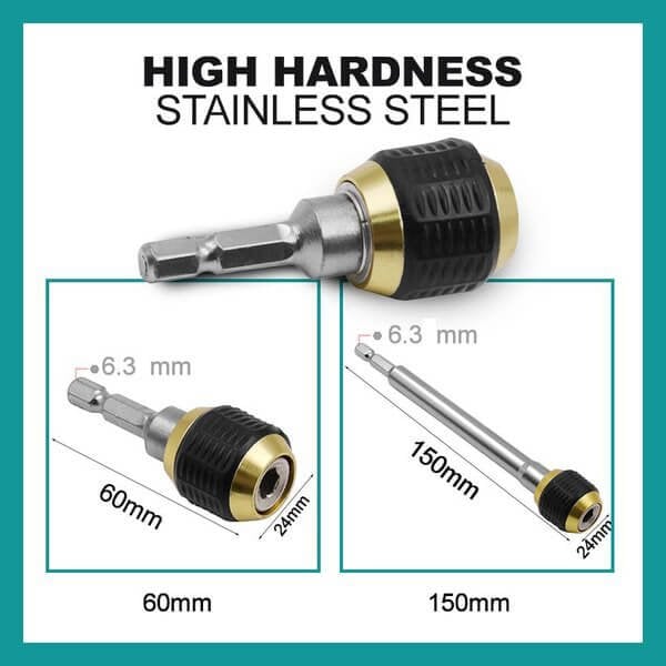 (🎁2025New Year Hot Sale🎁)Quick-release Hexagon Drill Bit Coupling